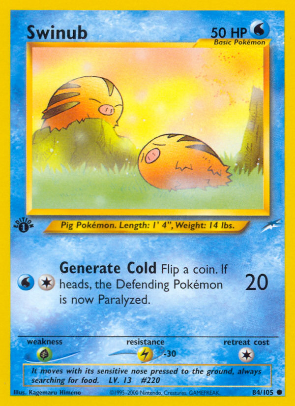 Swinub (84/105) [Neo Destino 1ª Edición]