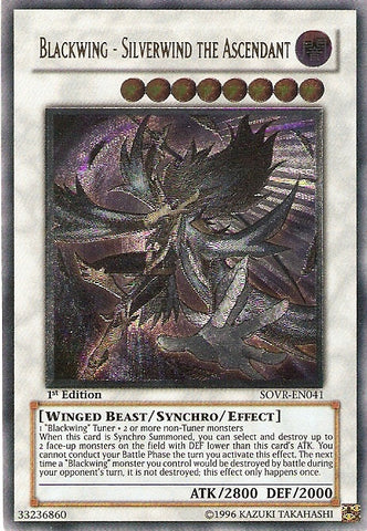 Blackwing - Silverwind the Ascendant [SOVR-SP041] Ultimate Rare