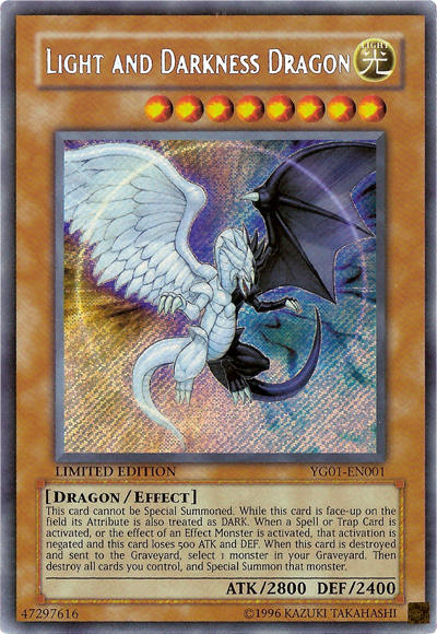 Dragon de Lumière et Ténèbres [YG01-FR001] Secret Rare