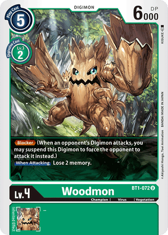 Woodmon [BT1-072] [Lanzamiento de Booster Especial Ver.1.0]