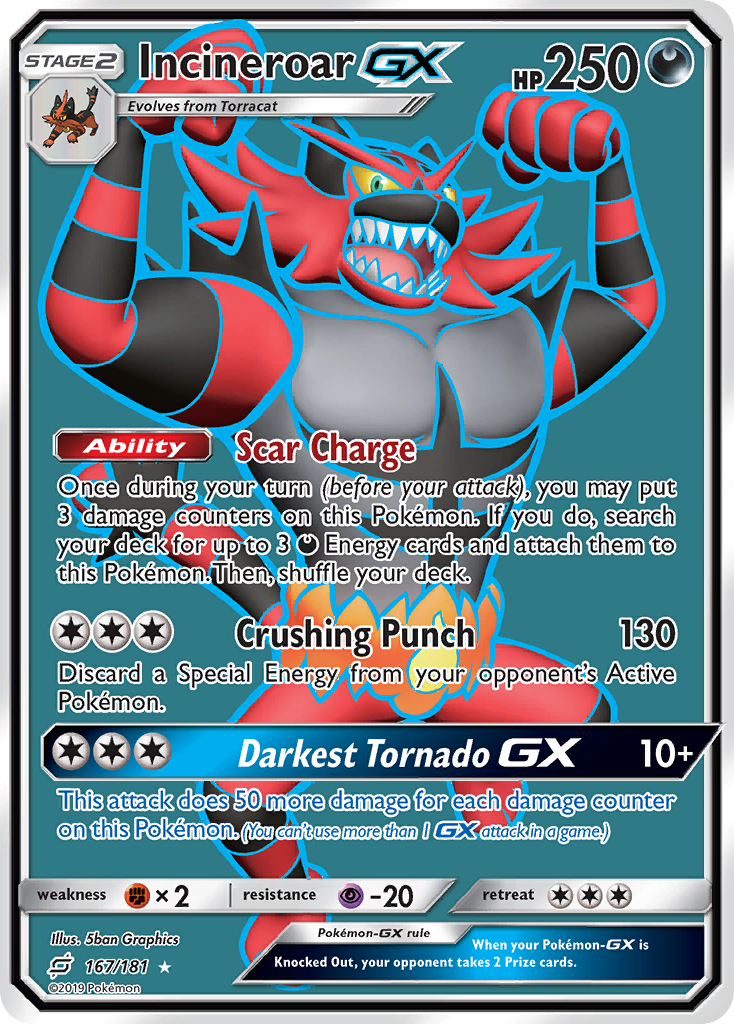Incineroar-GX (167/181) [Sol y Luna: Unión de Aliados]