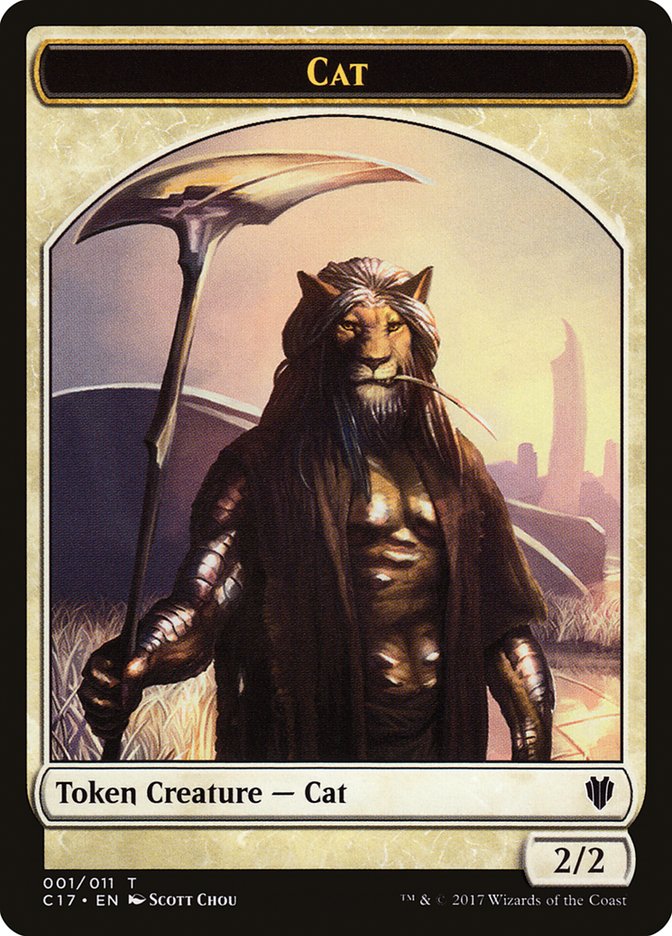Rata // Gato — Ficha de dos caras [Commander 2017 Tokens]