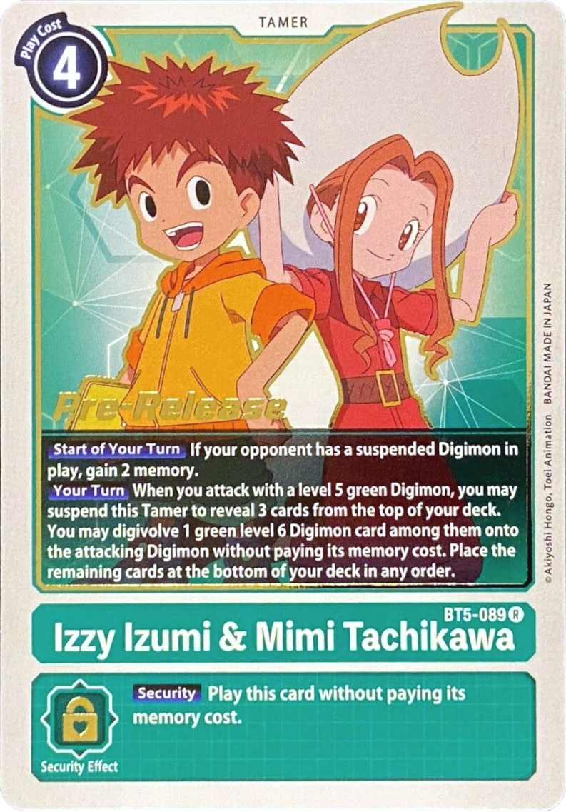 Izzy Izumi y Mimi Tachikawa [BT5-089] [Promos del pre-lanzamiento de Battle of Omni]