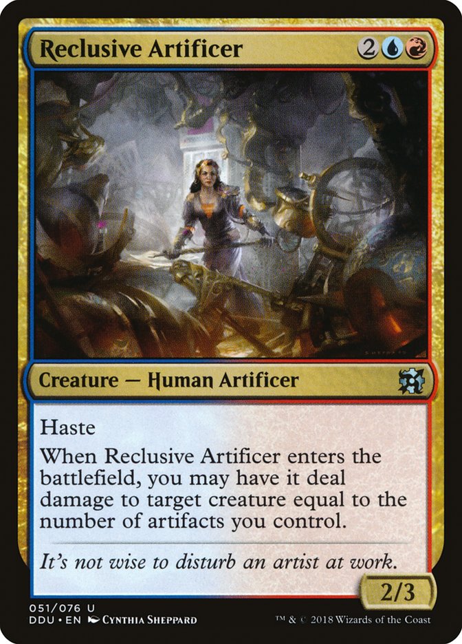 Artífice Reclusivo [Duel Decks: Elves vs. Inventors]