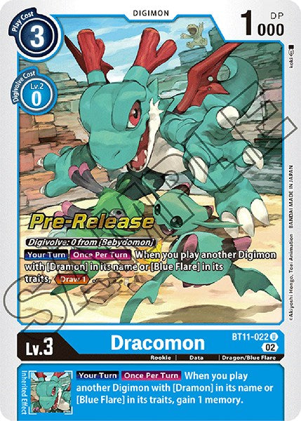 Dracomon [BT11-022] [Promos de Prelanzamiento Dimensional Phase]
