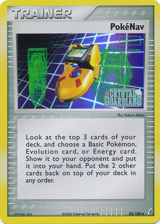 PokéNav (83/100) (Sellado) [EX: Guardianes de Cristal]