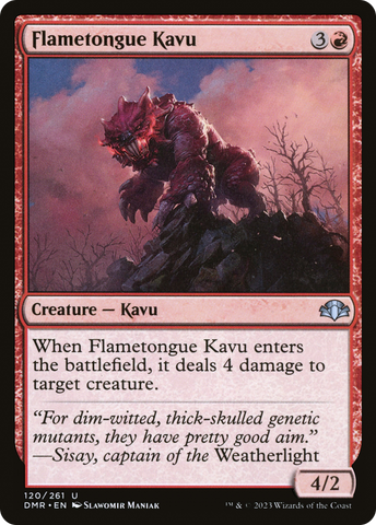 Kavu Langueflamme [Dominaria Remastered]