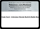 Image for Code Card - Unbroken Bonds Build & Battle Box - Pokemon
