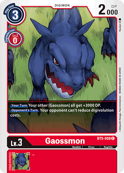 Gaossmon [BT5-008] [Batalla de Omni]