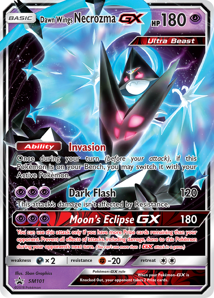 Necrozma Ailes de l'Aurore-GX (SL101) [Soleil et Lune : Promos Étoiles Noires]