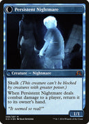 Réveil brutal // Cauchemar persistant [Promos d'Avant-première Ténèbres sur Innistrad]
