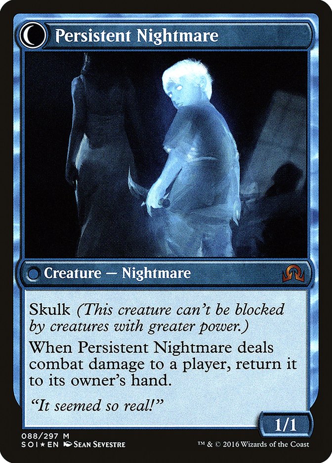 Réveil brutal // Cauchemar persistant [Promos d'Avant-première Ténèbres sur Innistrad]