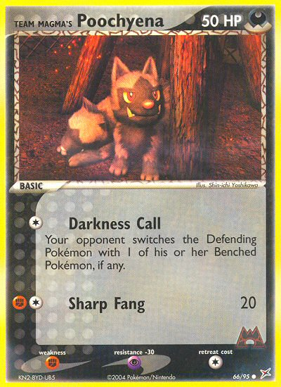 Poochyena du Team Magma (66/95) [EX: Team Magma contre Team Aqua]