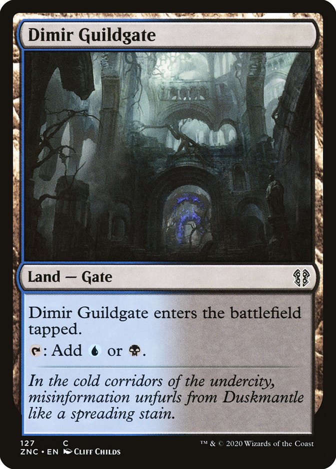 Porte des Guildes dimir [Commander de Zendikar Rising]