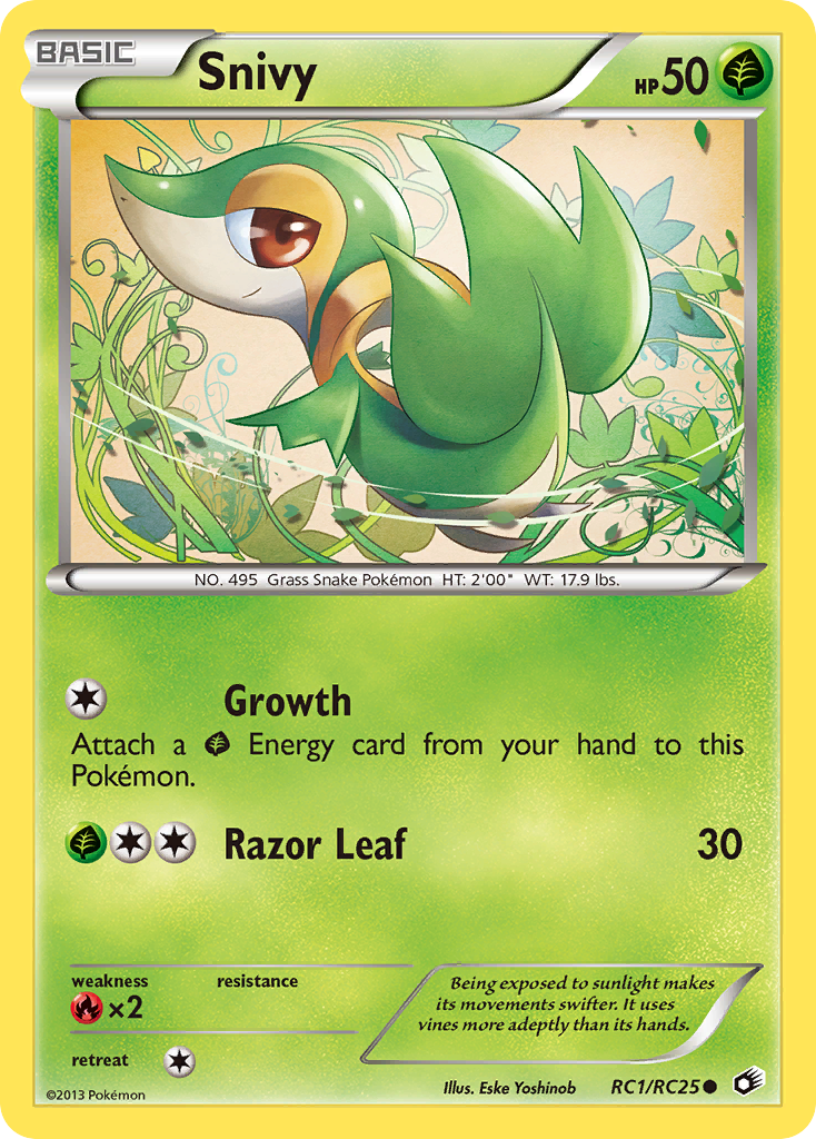 Snivy (RC1/RC25) [Negro y Blanco: Tesoros Legendarios]