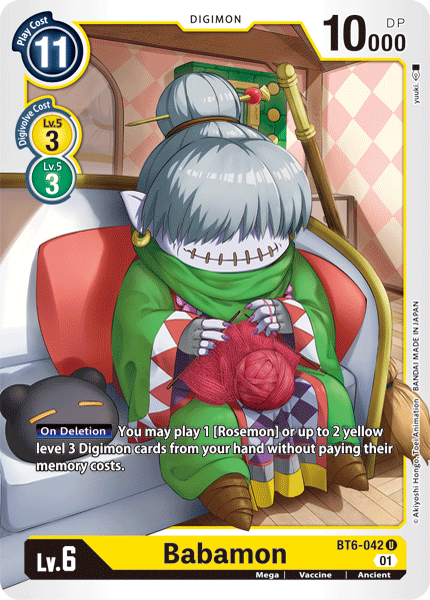 Babamon [BT6-042] [Doble Diamante]