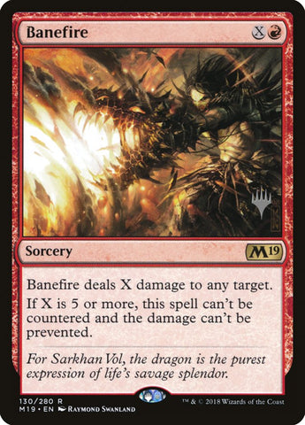 Banefire (Paquete promocional) [Promociones de Magic 2019]