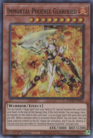 Phénix Immortel Gearfried [AMDE-FR049] Super Rare