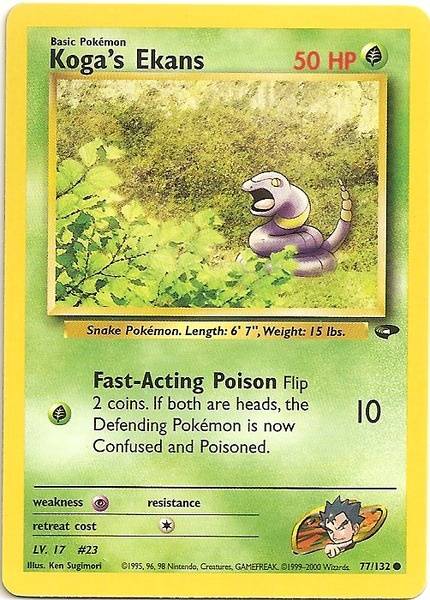 Ekans de Koga (77/132) [Défis des Gyms Illimité]