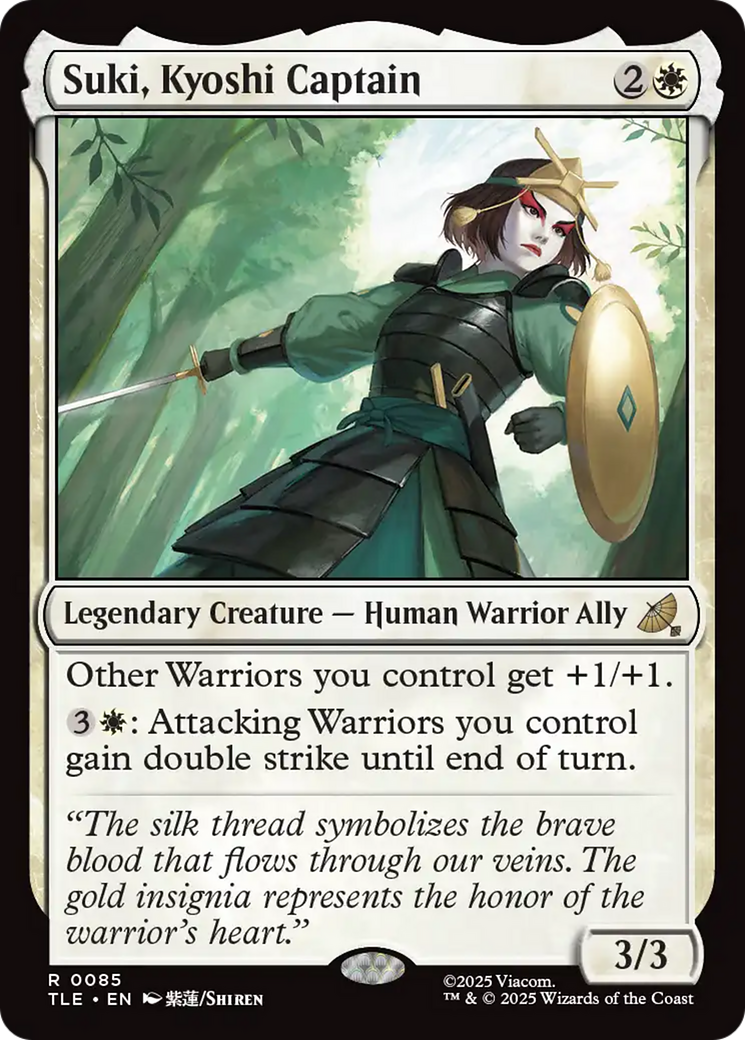 Suki, Capitana Kyoshi [Avatar: La Leyenda de Aang: Eterno-Legal]