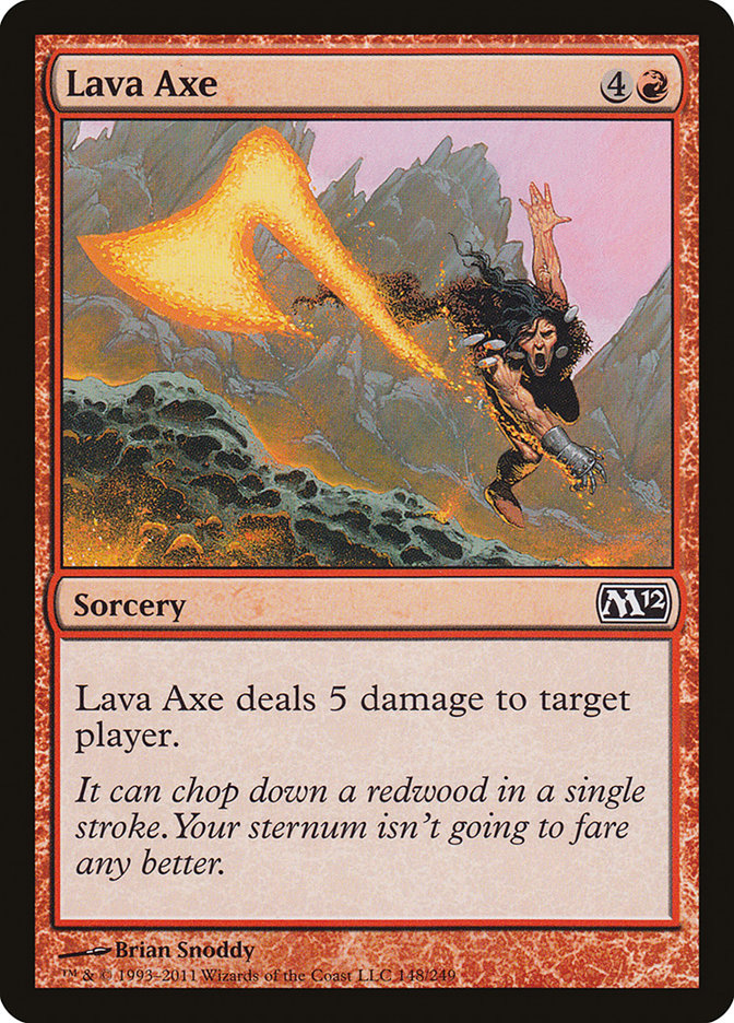 Hacha de lava [Magic 2012]