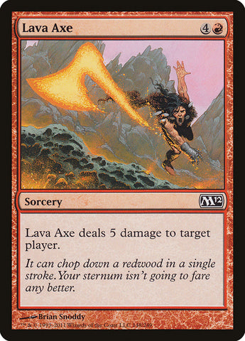 Hacha de lava [Magic 2012]