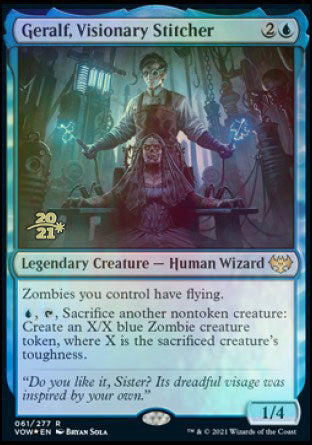 Geralf, couturier visionnaire [Innistrad : Évènement avant-première de Voie écarlate]