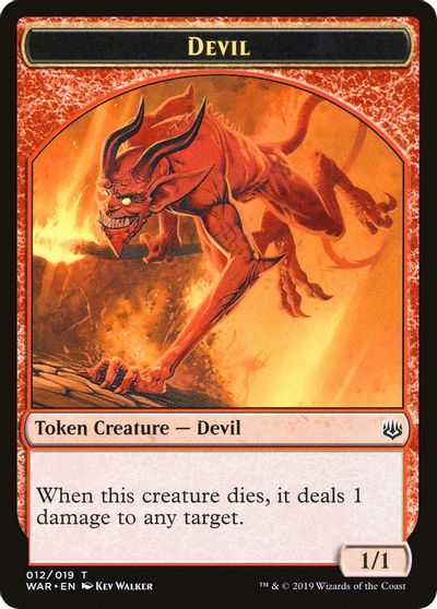 Diable // Satyre Jeton recto-verso [Tokens des Decks Défis 2020]