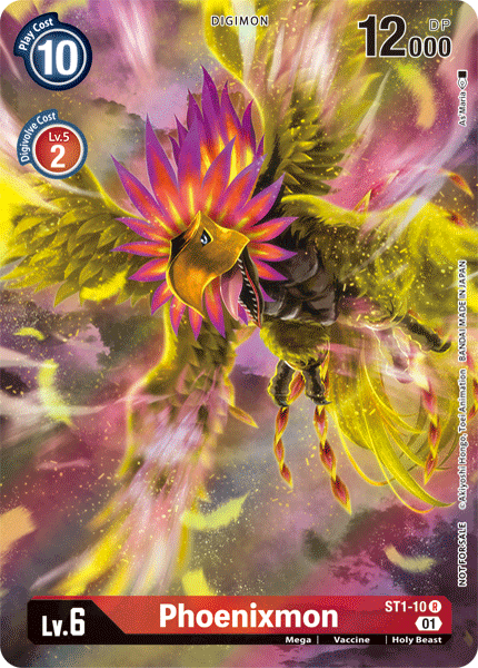 Phoenixmon [ST1-10] (Arte alternativo) [Mazo de Inicio: Gaia Roja]