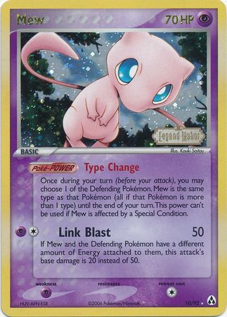 Mew (10/92) (Estampillée) [EX: Créateurs de Légendes]