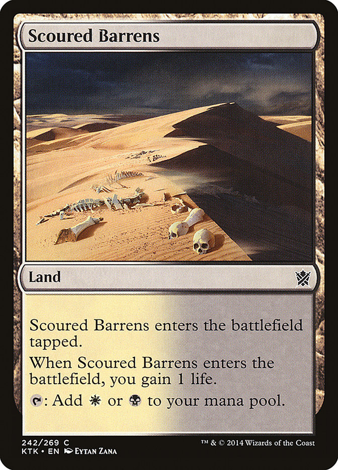 Terres désolées balayées [Khans of Tarkir]