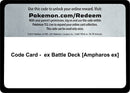 Image for Code Card - ex Battle Deck [Ampharos ex] (MCAP) - Pokemon