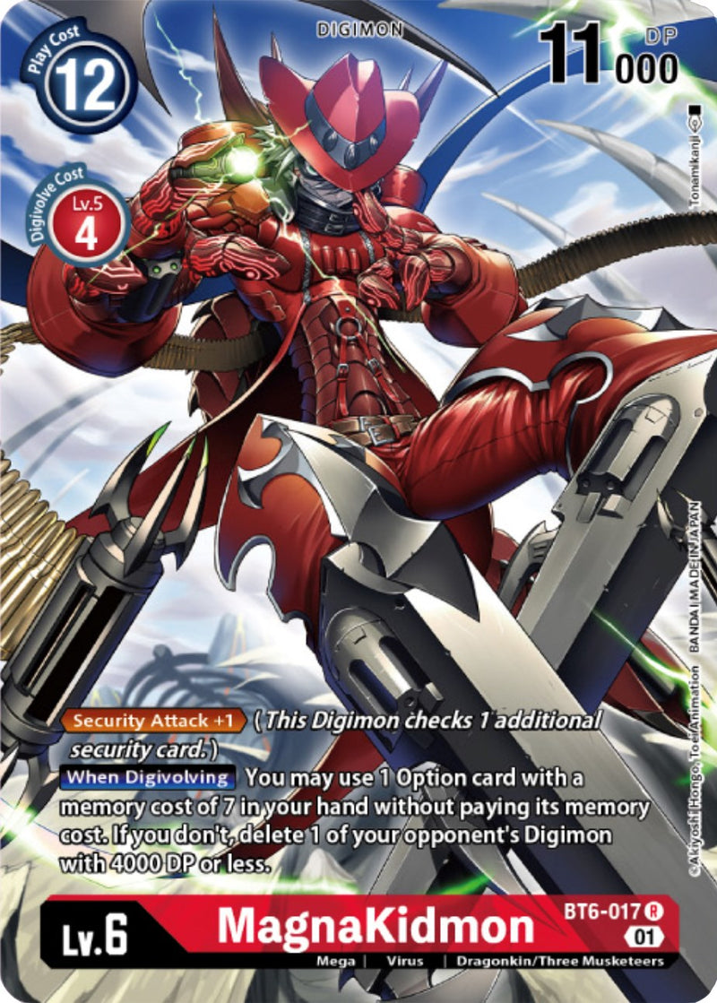 MagnaKidmon [BT6-017] (Caja de mazo del juego de cartas Digimon) [Promociones Doble Diamante]