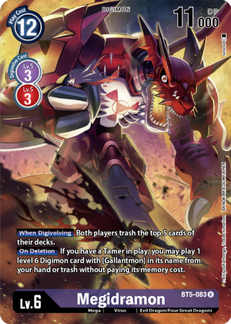 Megidramon [BT5-083] (Digimon Card Game Deck Box Set) [Promos de Batalla de Omni]