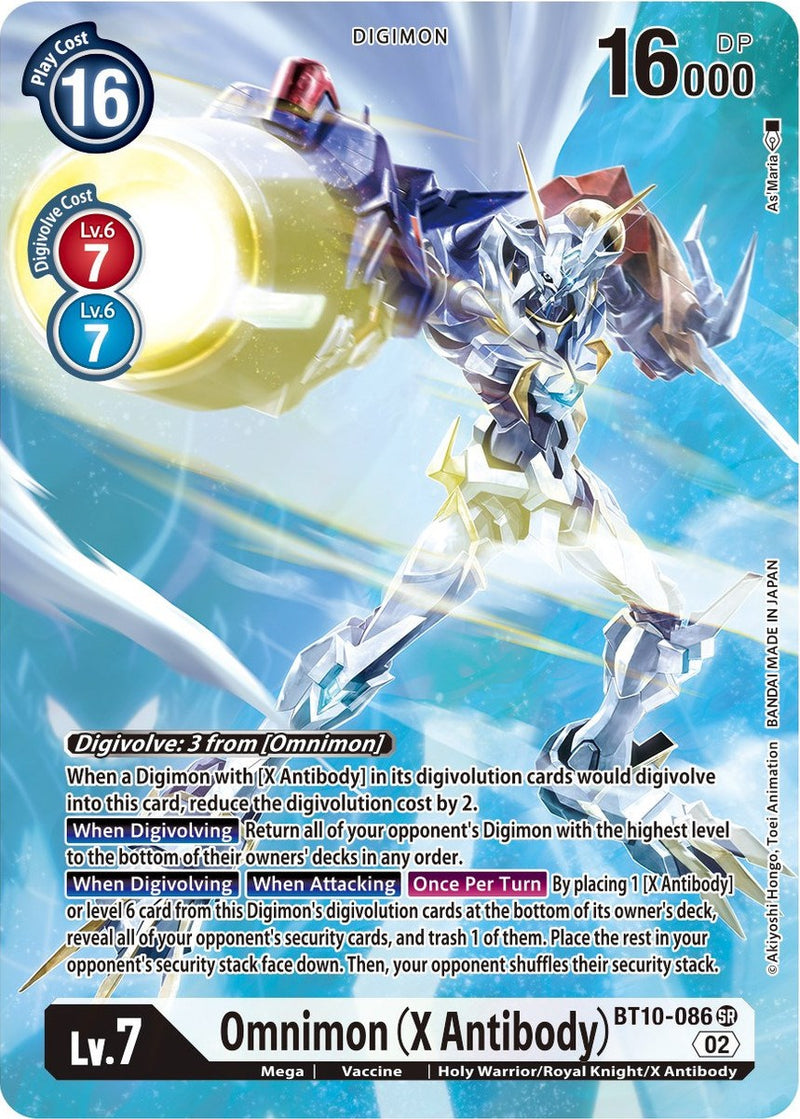 Omnimon (X Antibody) [BT10-086] (Arte Alternativo) [Xros Encounter]