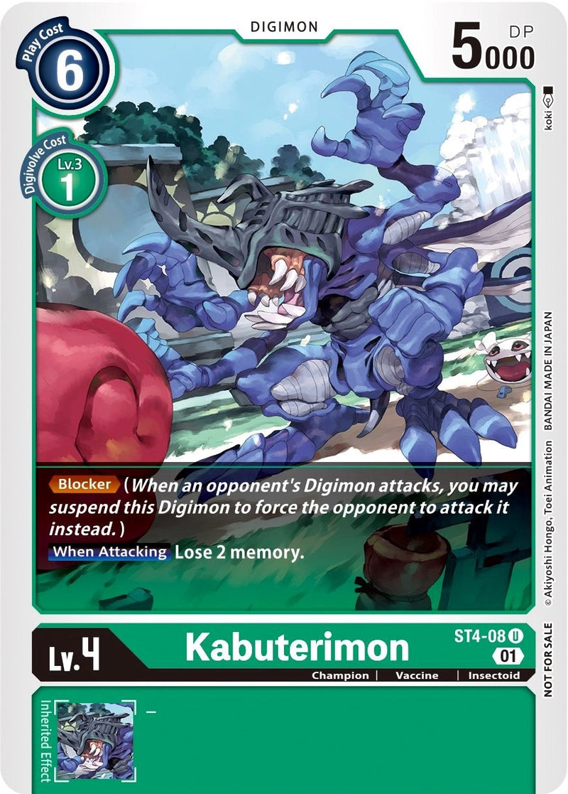 Kabuterimon [ST4-08] (Winner Pack Xros Encounter) [Baraja de Inicio: Promociones Giga Green]