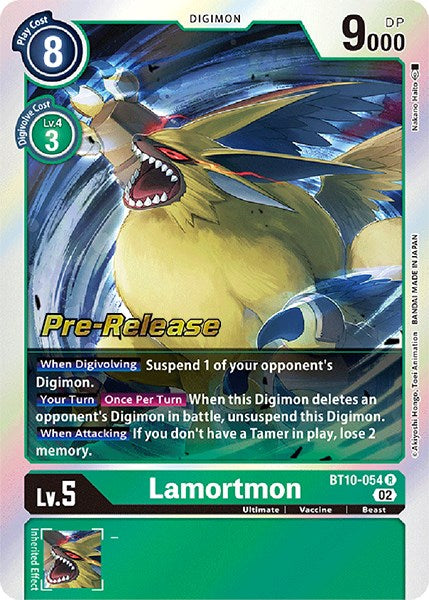 Lamortmon [BT10-054] [Cartas de pre-lanzamiento de Xros Encounter]