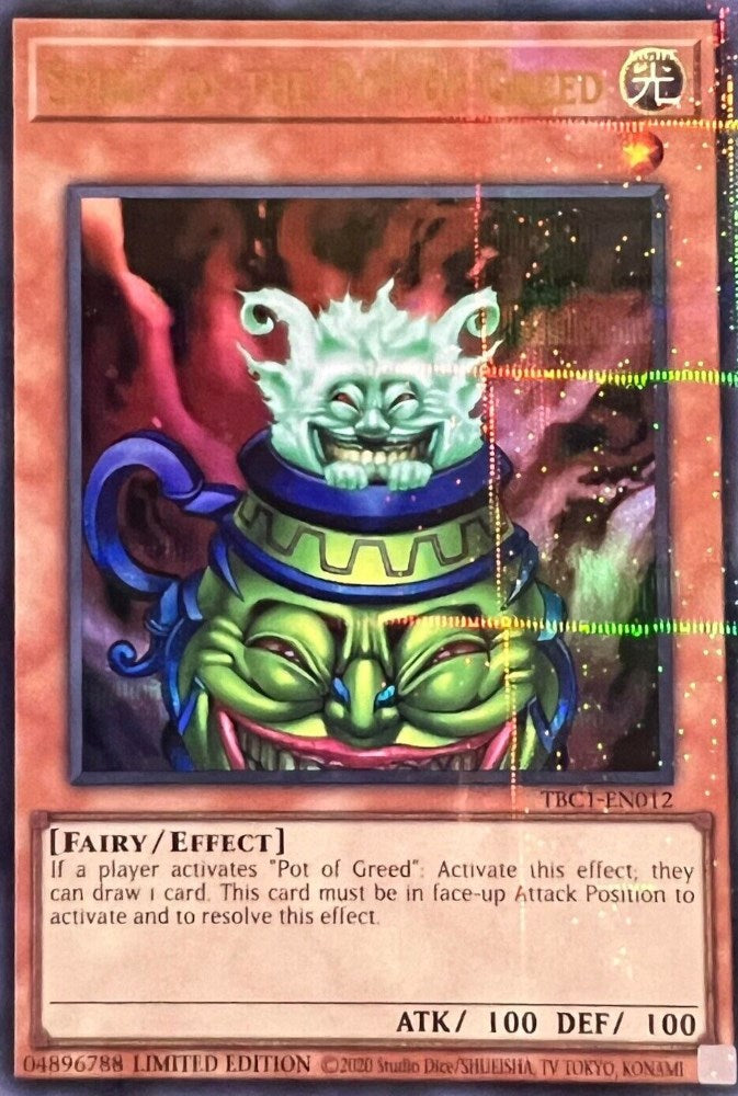 Spirit of the Pot of Greed [TBC1-ES012] Ultra Rara