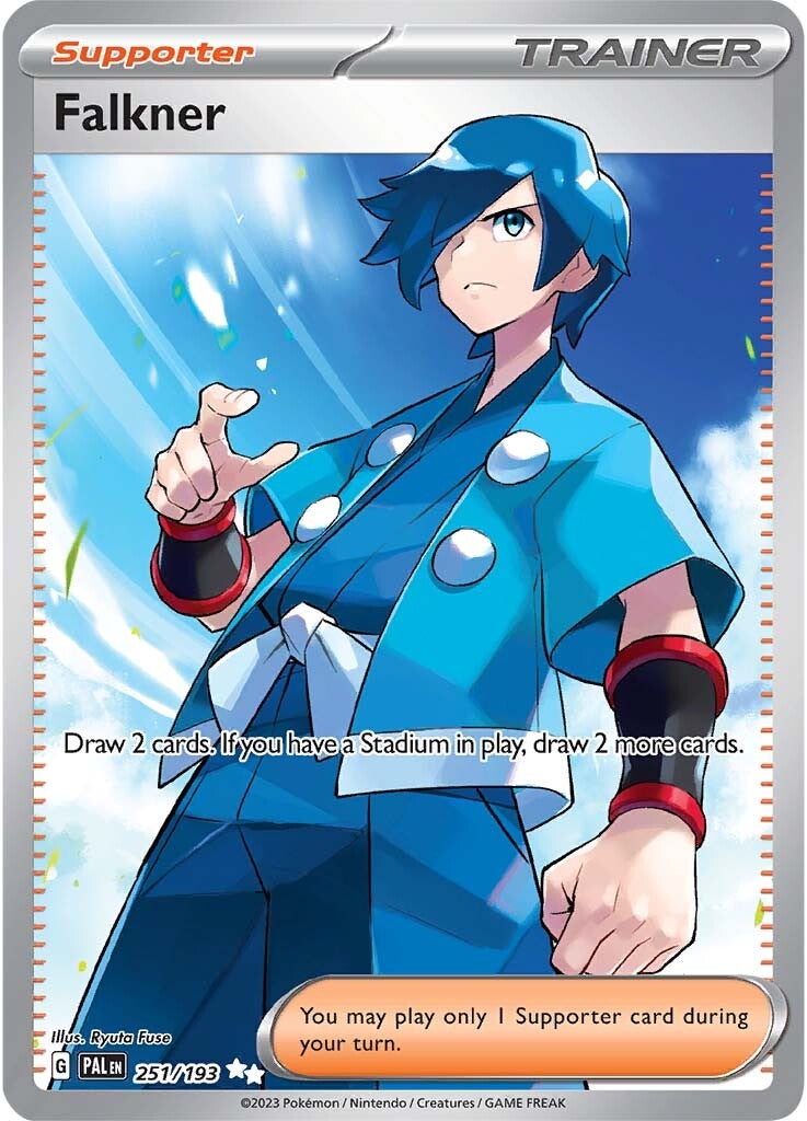 Falkner (251/193) [Escarlata y Púrpura: Evolución en Paldea]