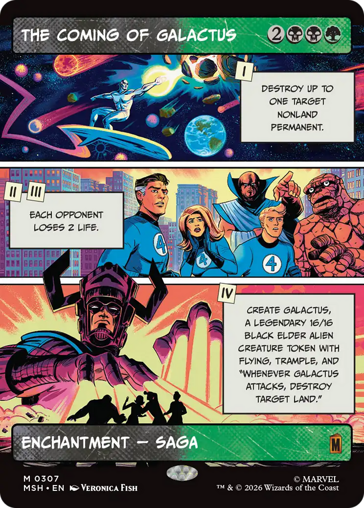 La llegada de Galactus (sin bordes) [Marvel Super Heroes]