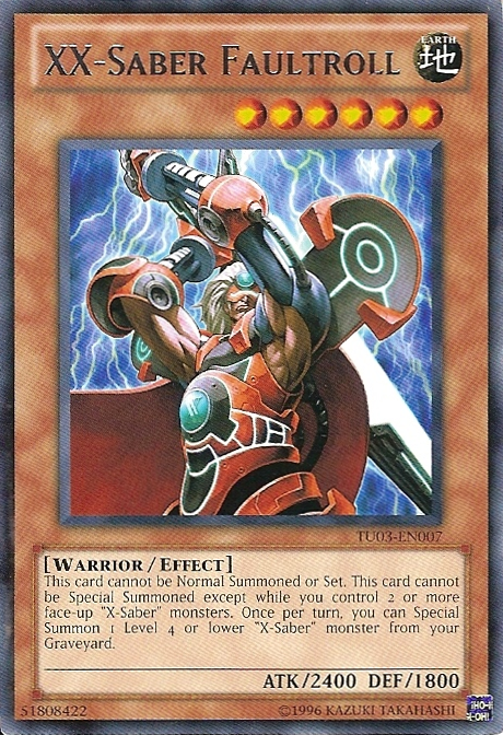 XX-Saber Faultroll [TU03-FR007] Rare