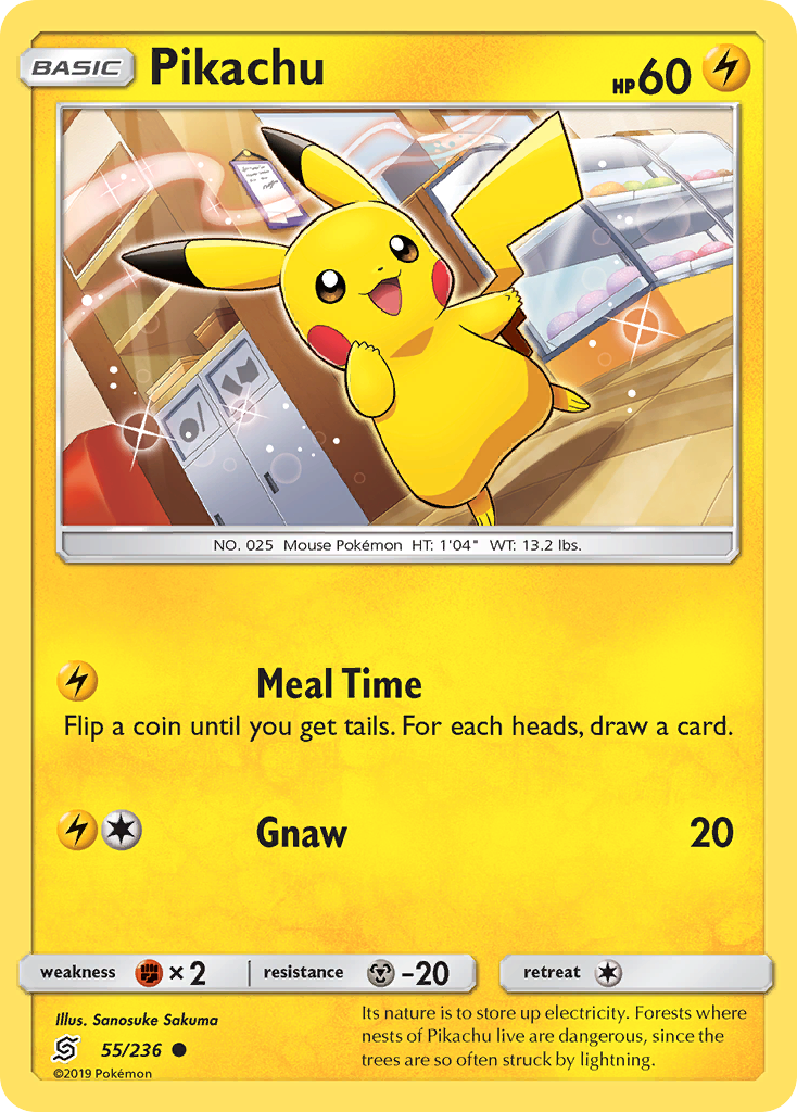Pikachu (55/236) [Soleil et Lune : Esprits Alliés]
