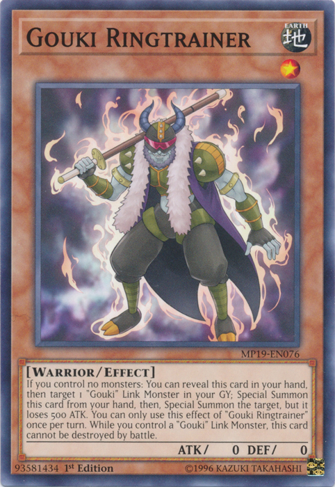 Anilloentrenador Gouki [MP19-EN076] Común