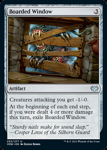 Fenêtre barricadée [Innistrad: Vœu de sang]