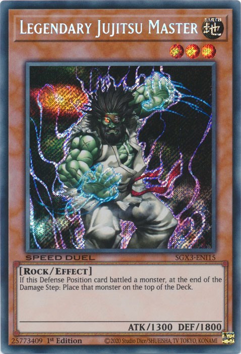 Maestro legendario de Jujitsu [SGX3-ENI15] Secreta Rara