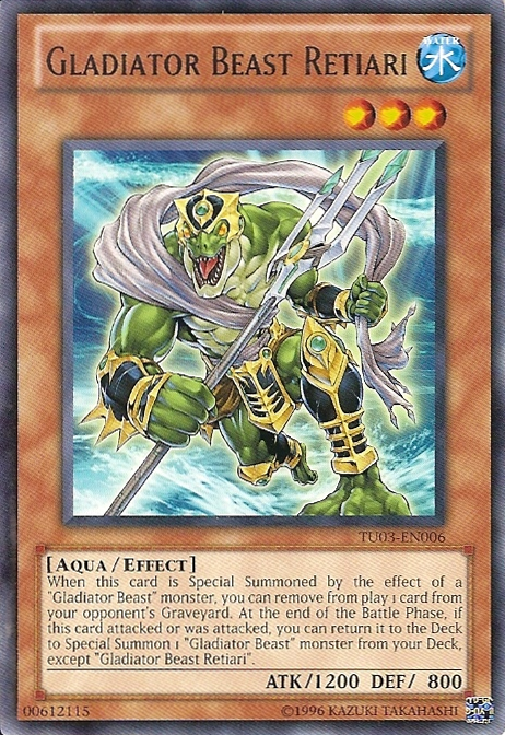 Bête Gladiateur Retiari [TU03-FR006] Rare