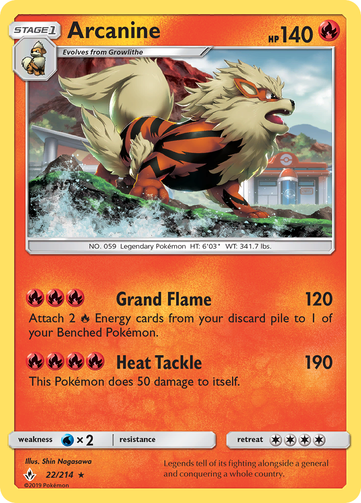 Arcanine (22/214) [Sol y Luna-Vínculos Indestructibles]