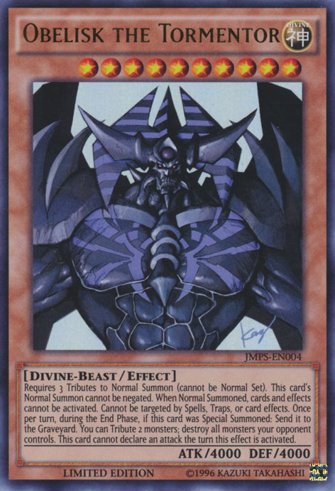 Obelisk le Tourmenteur [JMPS-EN004] Ultra Rare