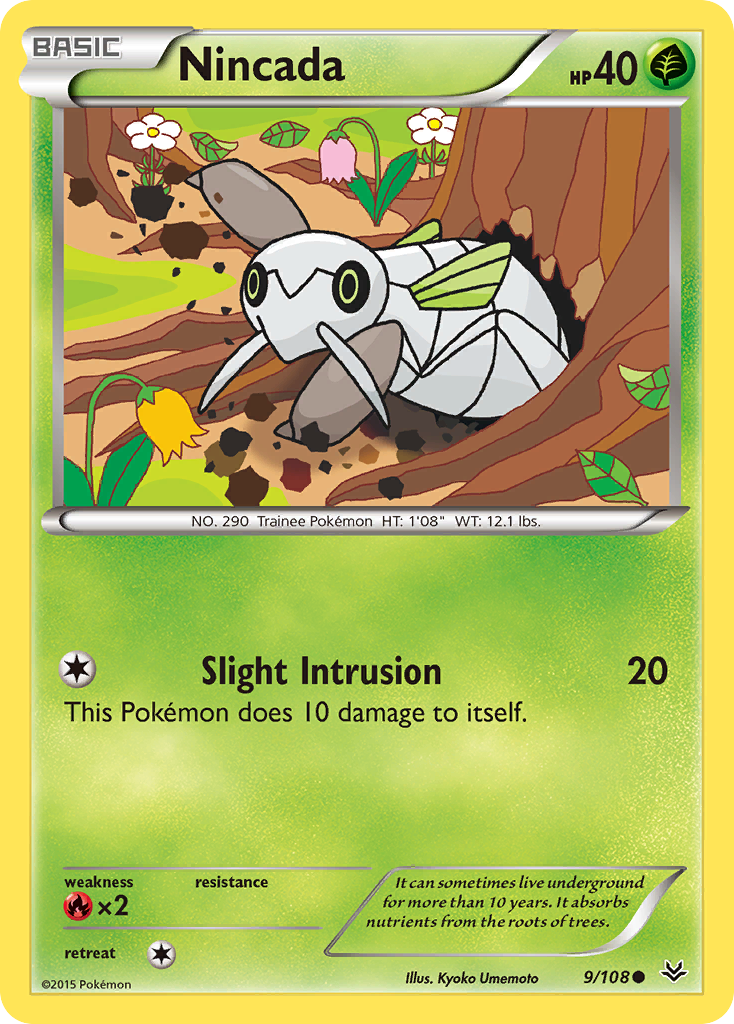 Nincada (9/108) [XY : Cieux Rugissants]