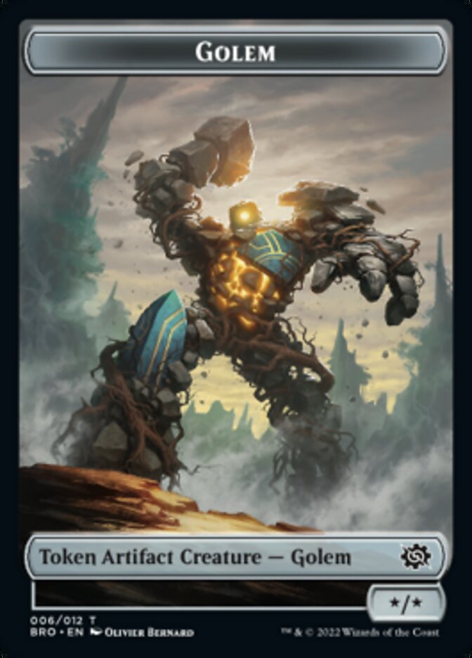 Jeton Golem [Jetons Les Frères d'Urza]